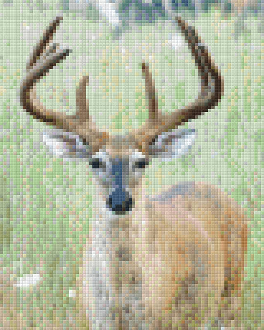 Deer Four [4] Baseplate PixelHobby Mini-mosaic Art Kit